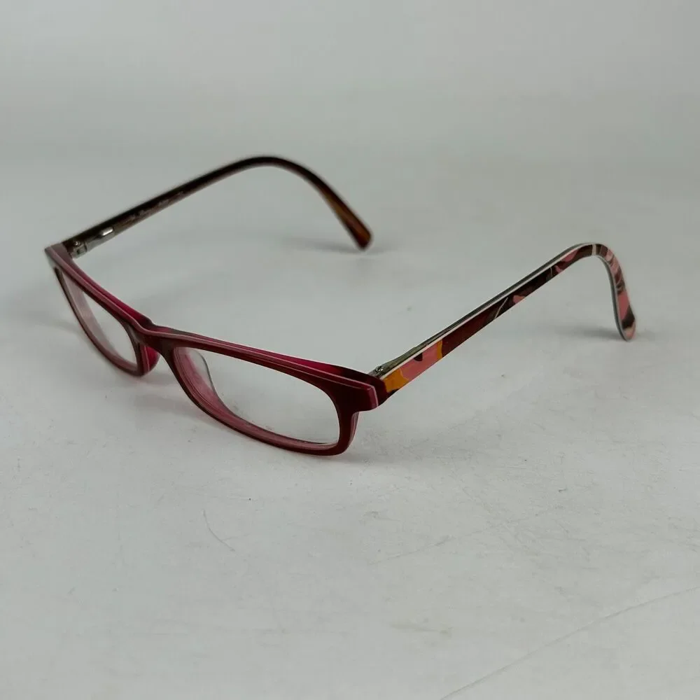 Vera Bradley 23034 LX‎ Eyeglasses Womens Brown Plastic Carnaby Frame 47-16